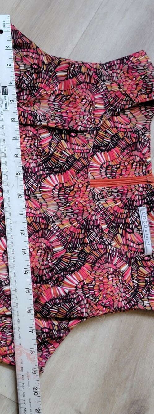 Coco & Tashi Cotton Stretch A-Line Geometric Dress XL - Picture 4 of 7